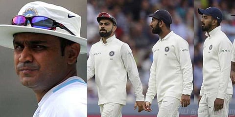 “டிரெஸிங் ரூமில் உட்காரவா சென்றீர்கள்?” -  சேவாக் காட்டம்