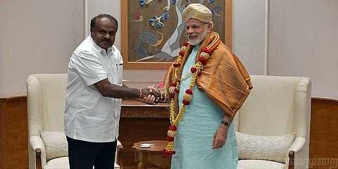 “மேகதாதுவில் அணை கட்ட அனுமதி தாருங்கள்” - குமாரசாமி கோரிக்கை