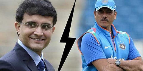 'ரவி சாஸ்திரி போய் பின்னாடி நில்லுங்க' சவுரவ் கங்குலி காட்டம்