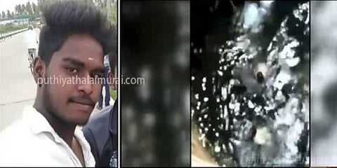 போதையில் இருந்த இளைஞரை கிணற்றில் தள்ளிய நண்பர்கள் - பதறவைக்கும் வீடியோ