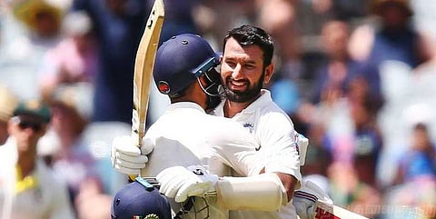 ஆஸி.க்கு எதிரான டெஸ்ட்: புஜாரா அபார சதம்!