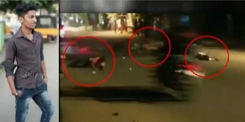 இருசக்கர வாகனங்கள் நேருக்குநேர் மோதி விபத்து - புத்தாண்டில் 2 பேர் பலி 