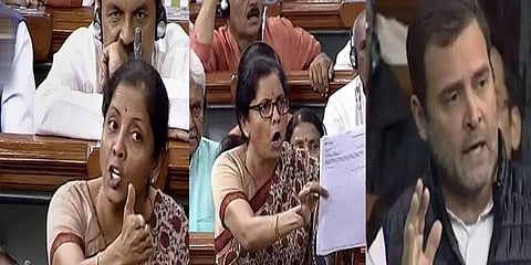 “பிரதமரை திருடன் என்று கூறுவீர்களா?” மக்களவையில் நிர்மலா சீதாராமன் ஆவேச பேச்சு 