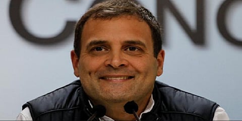 ராமர் வேடத்தில் ராகுல்? - சர்ச்சை கிளப்பும் காங். போஸ்டர்