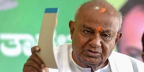 “வலிக்கிறது.. அமைதியா இருக்கமாட்டேன்” காங். மீது தேவ கவுடா பாய்ச்சல்