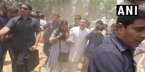 ராகுல் காந்தி பேரணியில் மூன்று பத்திரிகையாளர்கள் காயம்