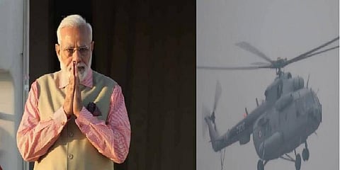 பிரதமர் மோடியின் ஹெலிகாப்டரை சோதனை செய்ய உத்தரவிட்ட அதிகாரி இடைநீக்கம்