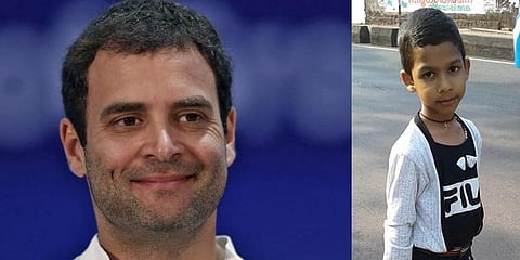 சிறுவன் ஆசையை நிறைவேற்ற முன்வந்த ராகுல் காந்தி ! 