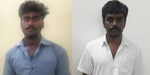 காரில் வந்து டிராக்டர் திருட்டு : சிசிடிவி கேமரா மூலம் சிக்கிய இருவர்