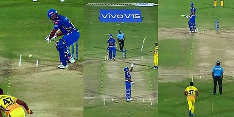 மீண்டும் சர்ச்சையான நடுவரின் முடிவு - டென்ஷன் ஆன பொல்லார்டு