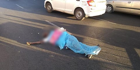 விபத்தில் ஒருவர் பலி : நிற்காமல் சென்ற ஓட்டுநரை விரட்டிச்சென்ற காவலர்