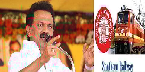 ரயில்வே சுற்றறிக்கை ஆணவமாகவும், அடாவடித்தனமாகவும் இருக்கிறது: ஸ்டாலின்