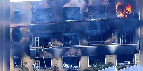 அனிமேஷன் ஸ்டூடியோவில் பயங்கர தீ: 13 பேர் பலி, 36 பேர் படுகாயம்!