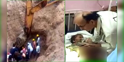 ஆழ்துளை கிணற்றில் விழுந்த சிறுவன் - 6 மணி நேர போராட்டத்துக்குப்பின் மீட்பு