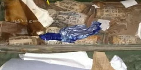 சென்னைக்கு ரயிலில் வந்த பார்சல்- 10 கையெறி குண்டுகள் மீட்பு