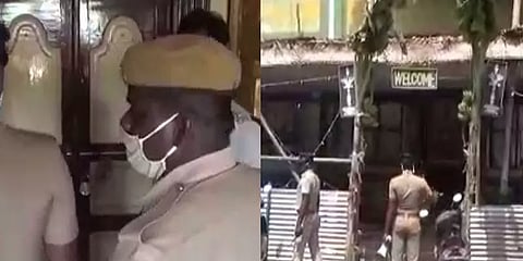 சிதம்பரம்: மண்டபத்தை பூட்டிக்கொண்டு ஏராளமானோர் கலந்துகொண்ட சுபநிகழ்ச்சி