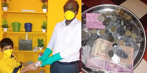 சைக்கிள் வாங்க சேமித்த பணத்தில் சுகாதார பணியாளர்களுக்கு சுண்டல்: நெகிழ வைத்த சிறுவன்