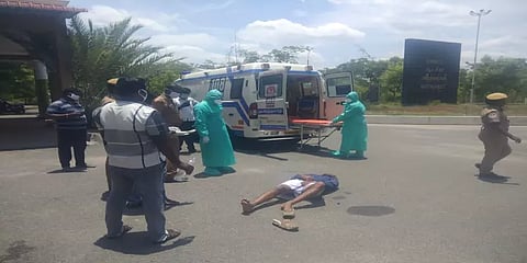 “மனைவியுடன் சேர்த்து வையுங்கள்” - தனிமைப்படுத்தப்பட்ட இளைஞர் தற்கொலை முயற்சி