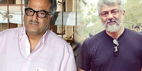 இந்தி செல்லும் வலிமை.? ரீமேக்காகும் அஜித் படங்கள்.? - போனிகபூரை சுற்றும் புது தகவல்கள்!