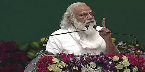 ஒளவையார், பாரதியார் பாடல்கள் மேற்கோள் - சென்னையில் பிரதமர் மோடி உரை