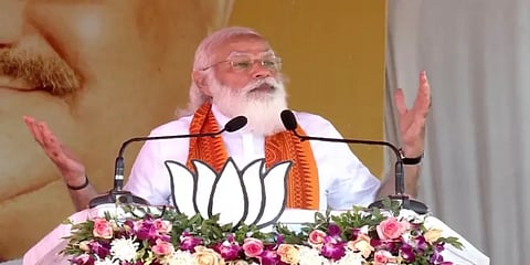 மோசமான ஆட்சியால் முதல்வருக்கே காங்கிரஸில் சீட் இல்லை: புதுச்சேரியில் மோடி உரை