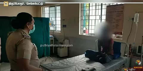 தகாத வார்த்தைகளால் பெண் காவல் ஆய்வாளர் திட்டியதாக தற்கொலைக்கு முயன்ற பெண் காவலர்