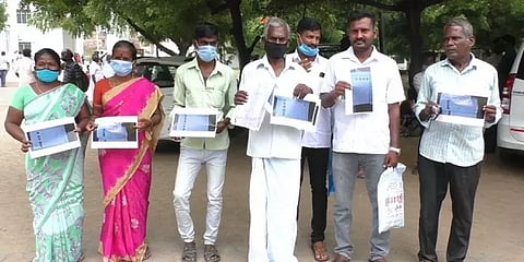 ஊராட்சி மன்ற தலைவர் பெயரில் 10 லட்சம் ரூபாய் மோசடி: மதுரை ஆட்சியரிடம் துணை தலைவர் புகார்