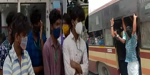 பேருந்தில் பயணிகளுக்கு இடையூறு:  பச்சையப்பன் கல்லூரி மாணவர்கள் கைது செய்து விடுவிப்பு
