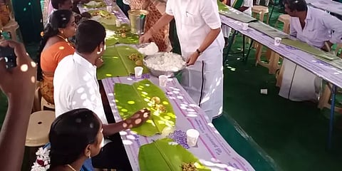 கோயில்களில் இன்று முதல் இலையில் அன்னதானம் - தமிழக அரசு