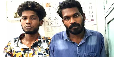 சென்னை: பெண்ணிடம் 5.5 சவரன் தங்க நகையை பறித்து தலைமறைவாக இருந்த இருவர் கைது