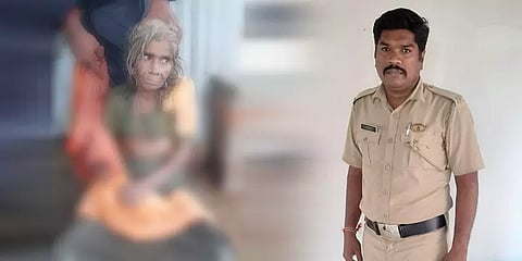 புதுச்சேரி: கழிவுநீர் வாய்க்காலில் விழுந்த மூதாட்டியை மீட்ட காவலர் - குவியும் பாராட்டு