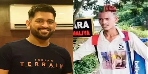 மீண்டும் 1436 கி.மீ தூரம் நடை பயணமாக வந்த ரசிகர்! நேரில் அழைத்து சந்தித்த தோனி