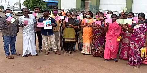 ஏலச் சீட்டு நடத்தி ரூ. 35 லட்சம் மோசடி: பணத்தை பெற்றுத்தர பாதிக்கப்பட்டவர்கள் புகார்