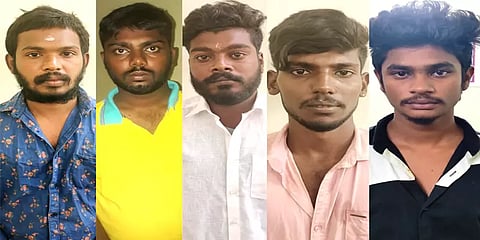 புதுக்கோட்டை: தொடர் குற்றச் சம்பவங்களில் ஈடுபட்ட 5 ரவுடிகள் குண்டர் சட்டத்தில் கைது