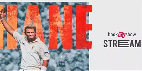 சுழற்பந்து வீச்சு ஜாம்பவான் ஷேன் வார்னே ஆவணப்படம் - ஸ்ட்ரீம் செய்யவுள்ள புக் மை ஷோ!