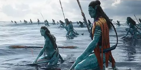 ‘நம்மளோட கோட்ட’...வேற லெவலில் உருவாகும் ‘அவதார் 2’-துள்ளல் இசையில் மிரட்டலாக வெளியான டீசர்