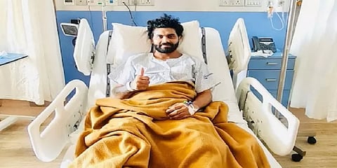 வெற்றிகரமாக முடிந்த அறுவை சிகிச்சை - ரவீந்திர ஜடேஜா நன்றி தெரிவித்து பகிர்ந்த புகைப்படம்