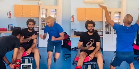 ஜடேஜா முன்பு குத்தாட்டம் போட்ட ஷிகர் தவான் - வைரல் வீடியோ