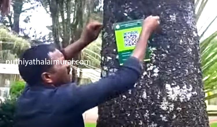 உதகை: மரங்களின் வரலாற்றை அறிய QR Code வசதி; தோட்டக்கலைத் துறையின் ...