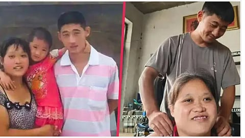 Lee with his Wife and Kid