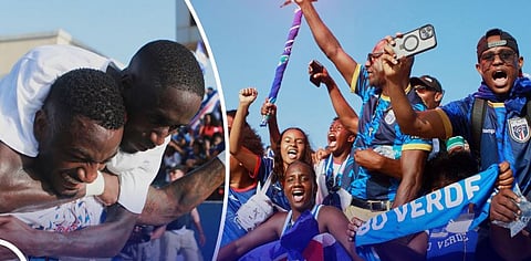 கொண்டாட்டத்தில் Cape Verde ரசிகர்கள்