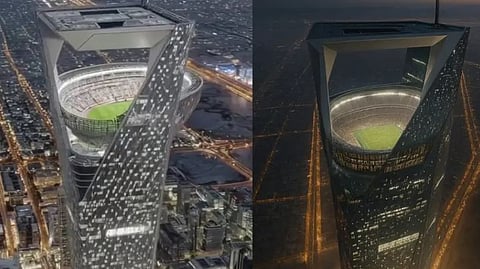 Saudi Arabia's NEOM Stadium, part of the ambitious NEOM project, will be the world's first "sky stadium,