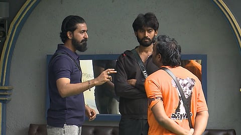 Prajin , Praveen and Kamurudin discussing about the prank