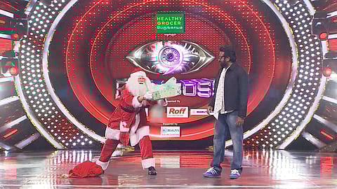 Vijaysethupathi with Santa claus