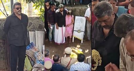 ஸ்ரீனிவாசன் உடலுக்கு அஞ்சலி செலுத்திய நடிகர் பார்த்திபன் 