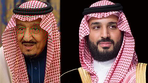 King Salman bin Abdulaziz  
and Prince Mohammed bin Salman 
