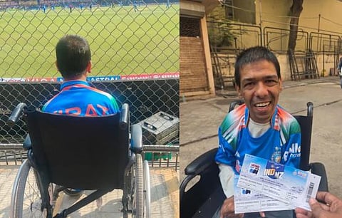 கிரிக்கெட் போட்டியை நேரில் சென்று பார்த்த அபிஷேக்