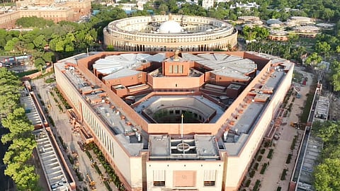 Parliament Building in Delhi