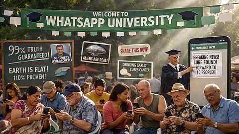 Representation of Whatsapp University
