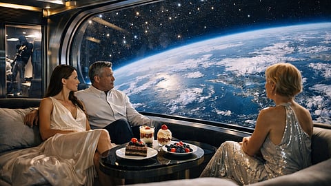 Futuristic Representation of Space Tourism